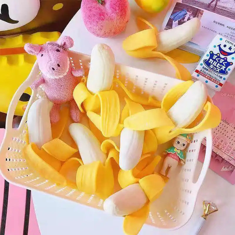 Banana Squishy Stress Ball Fidget Toy