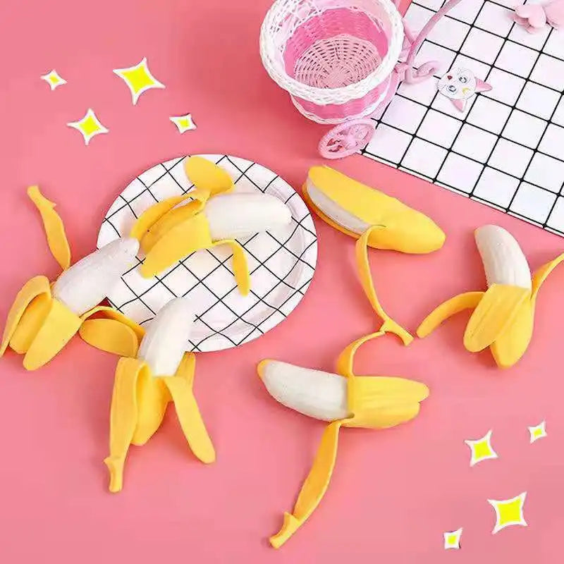 Banana Squishy Stress Ball Fidget Toy