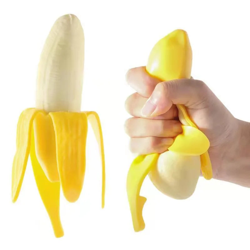 Banana Squishy Stress Ball Fidget Toy