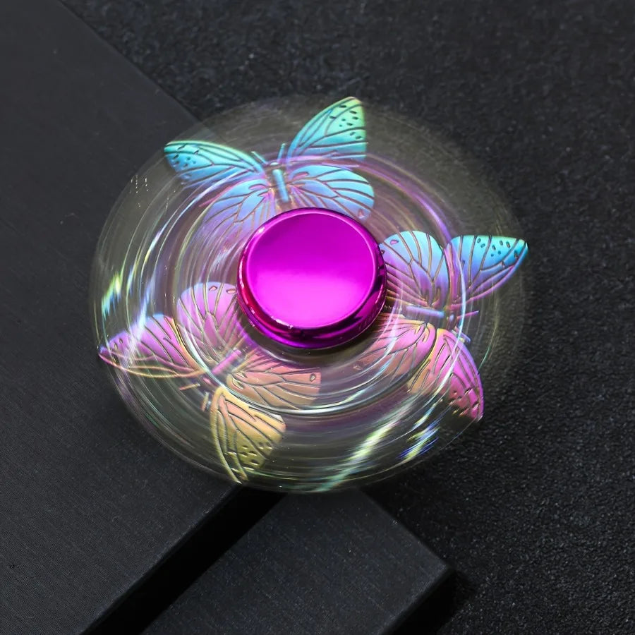 Butterfly Fidget Spinner – Metal Sensory Finger Toy