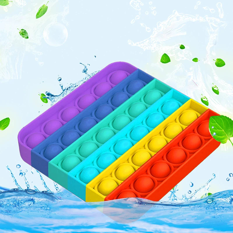 Pop It Fidget Sensory Toy – Bubble Push Stress Relief for Kids & Adults