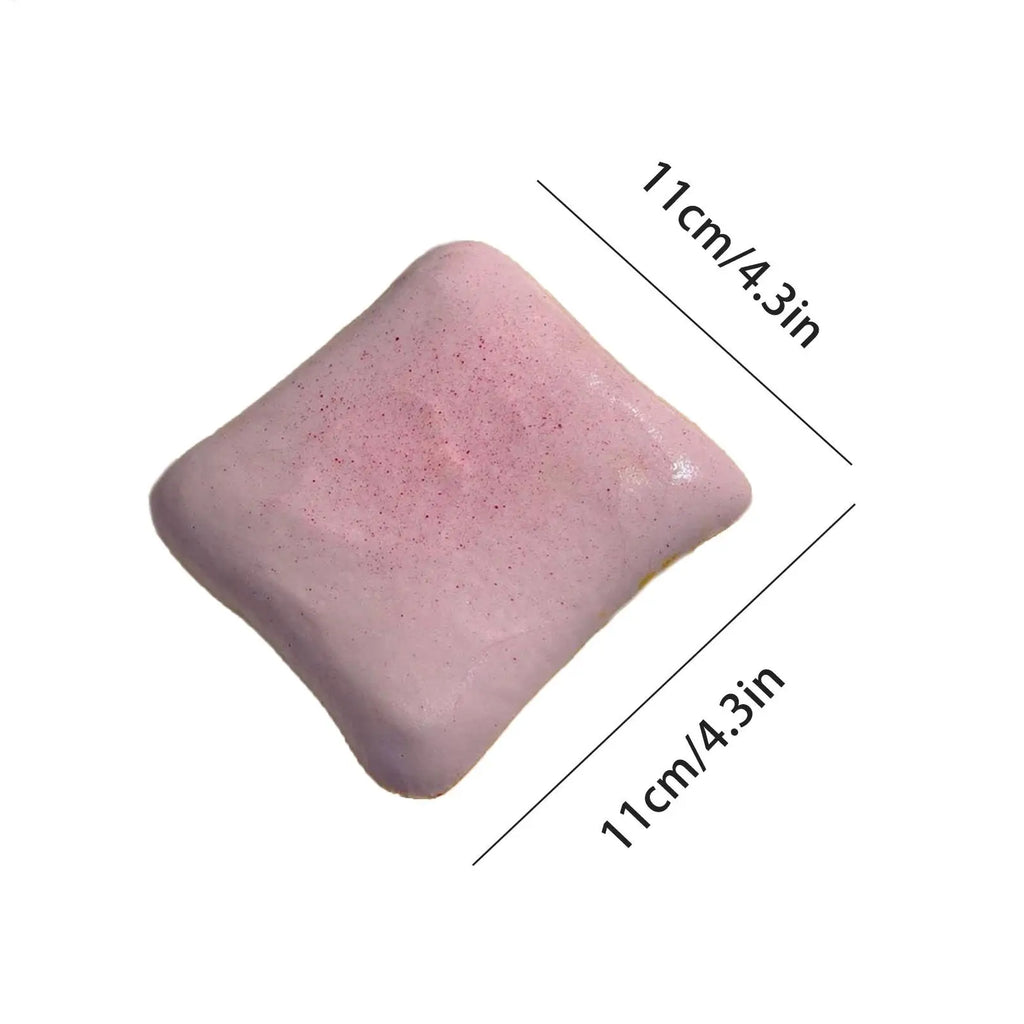 Toast Bread Squishy Toy | Slow Rising Silicone Squeeze Stress Relief Toy for Kids & Adults