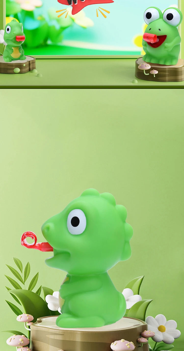 Squeeze Tongue-Out Fidget Toy – Frog & Dinosaur Stress Relief Pinch Toy
