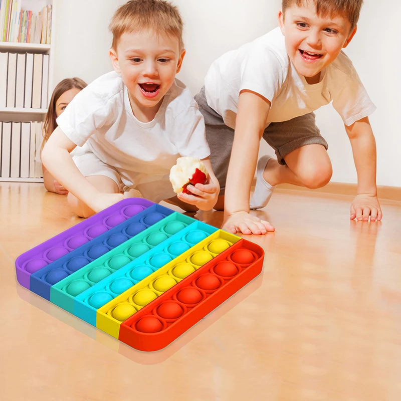 Pop It Fidget Sensory Toy – Bubble Push Stress Relief for Kids & Adults