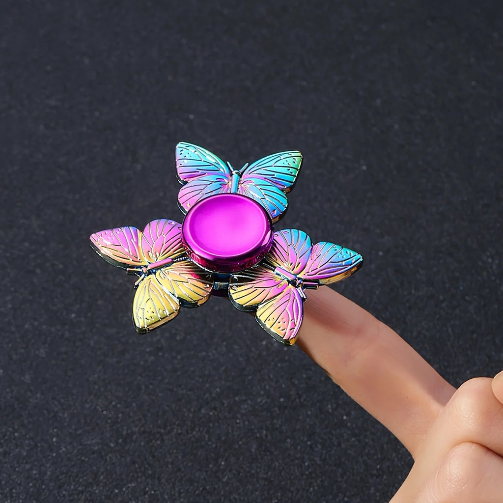 Butterfly Fidget Spinner – Metal Sensory Finger Toy
