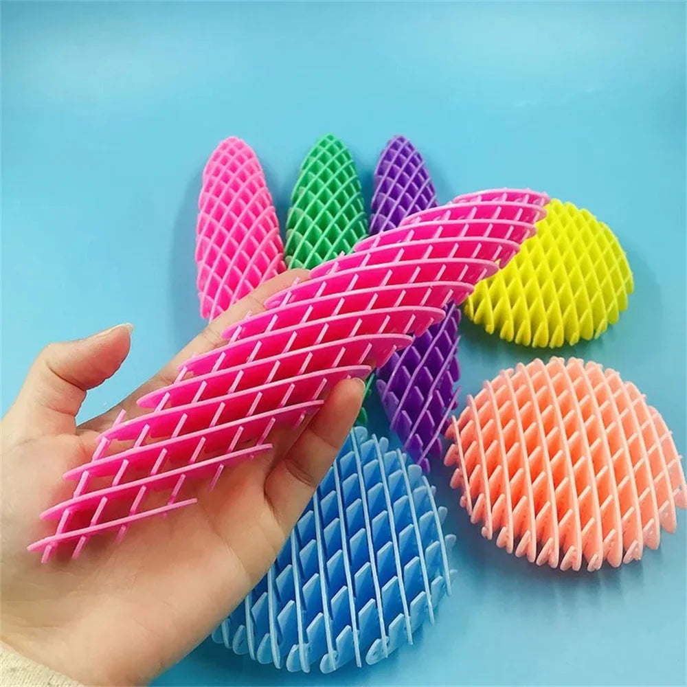 Fidget Worm Slug Toy | Stretchy Sensory Stress Relief Toy for Kids & Adults