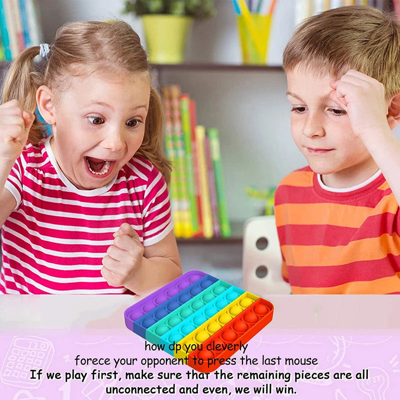 Pop It Fidget Sensory Toy – Bubble Push Stress Relief for Kids & Adults