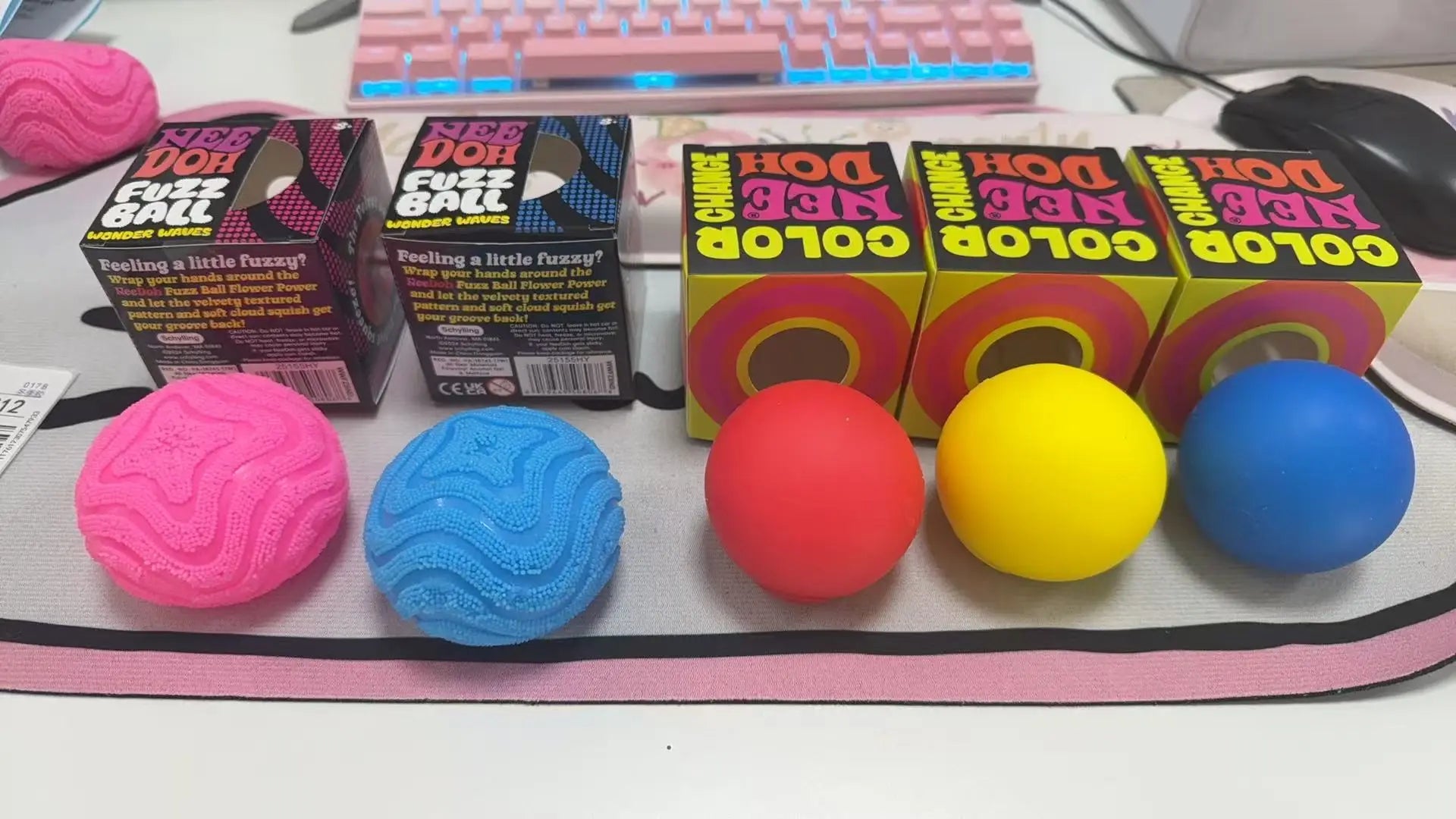 Fuzz Ball Velvet Squishy Fidget Toy