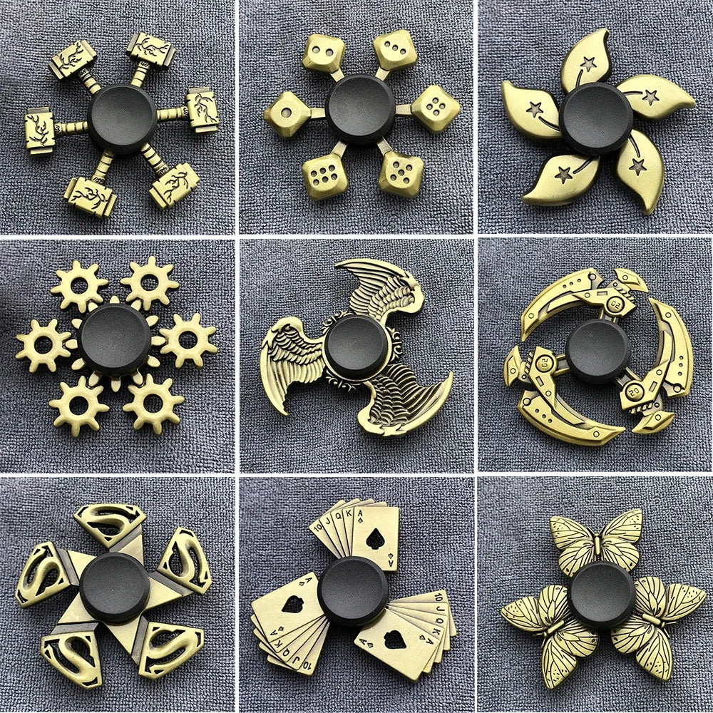 Metal Alloy Fidget Spinner | R188 Silent Bearing Hand Spinner for Stress Relief