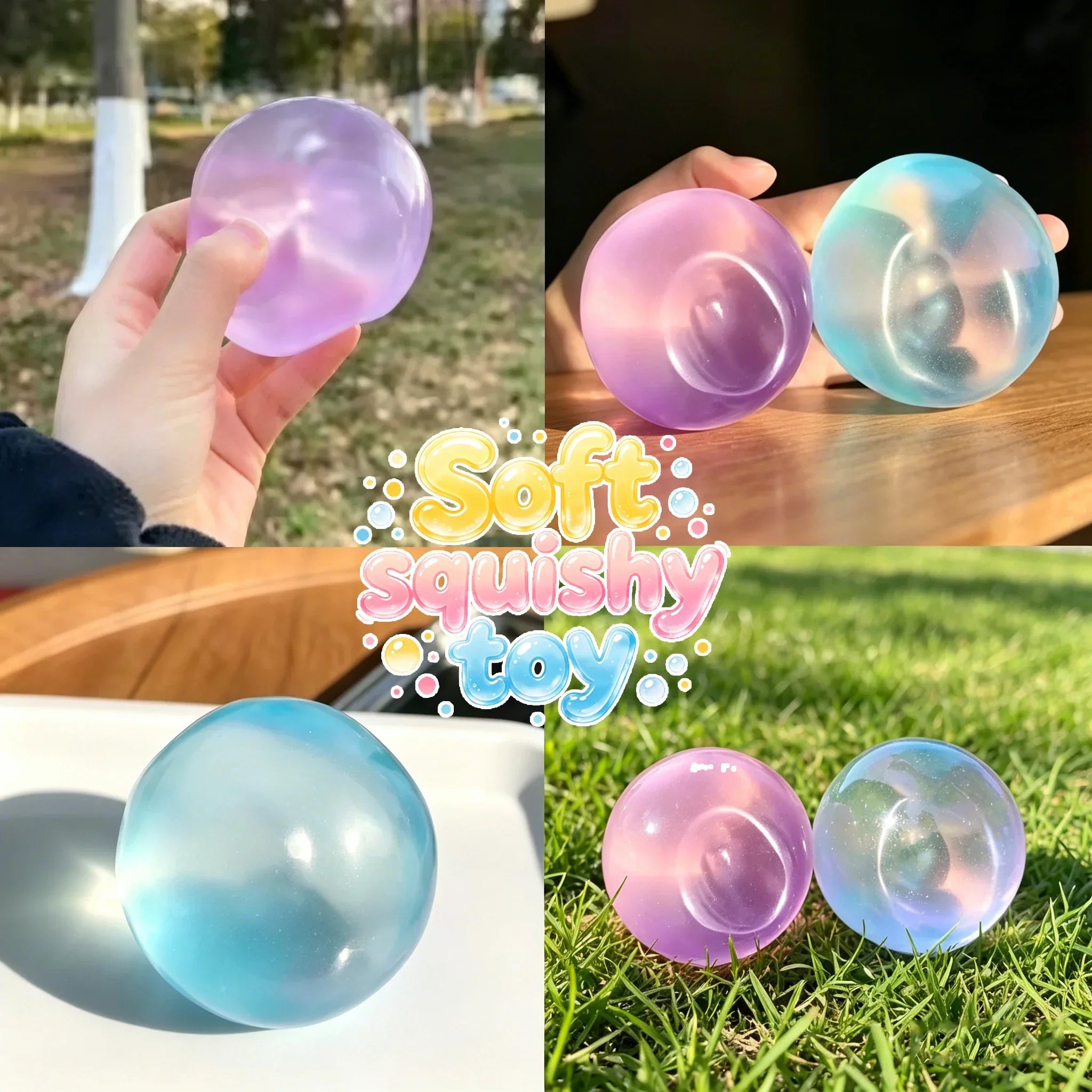 Coconut Oil Mochi Squishy Stress Ball