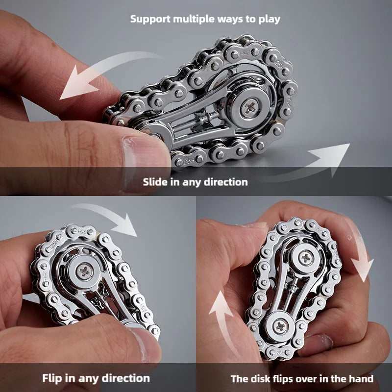 Sprocket Flywheel Fidget Spinner