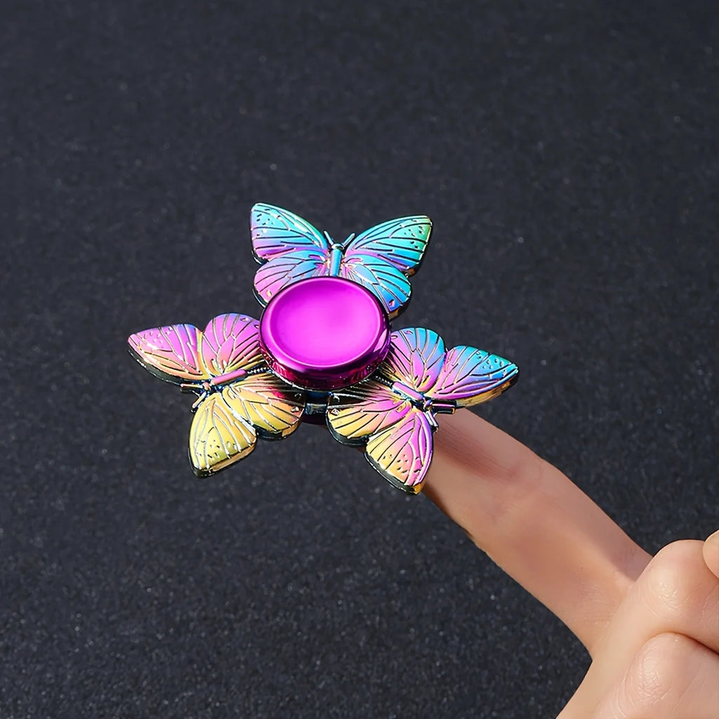 Butterfly Fidget Spinner – Metal Sensory Finger Toy