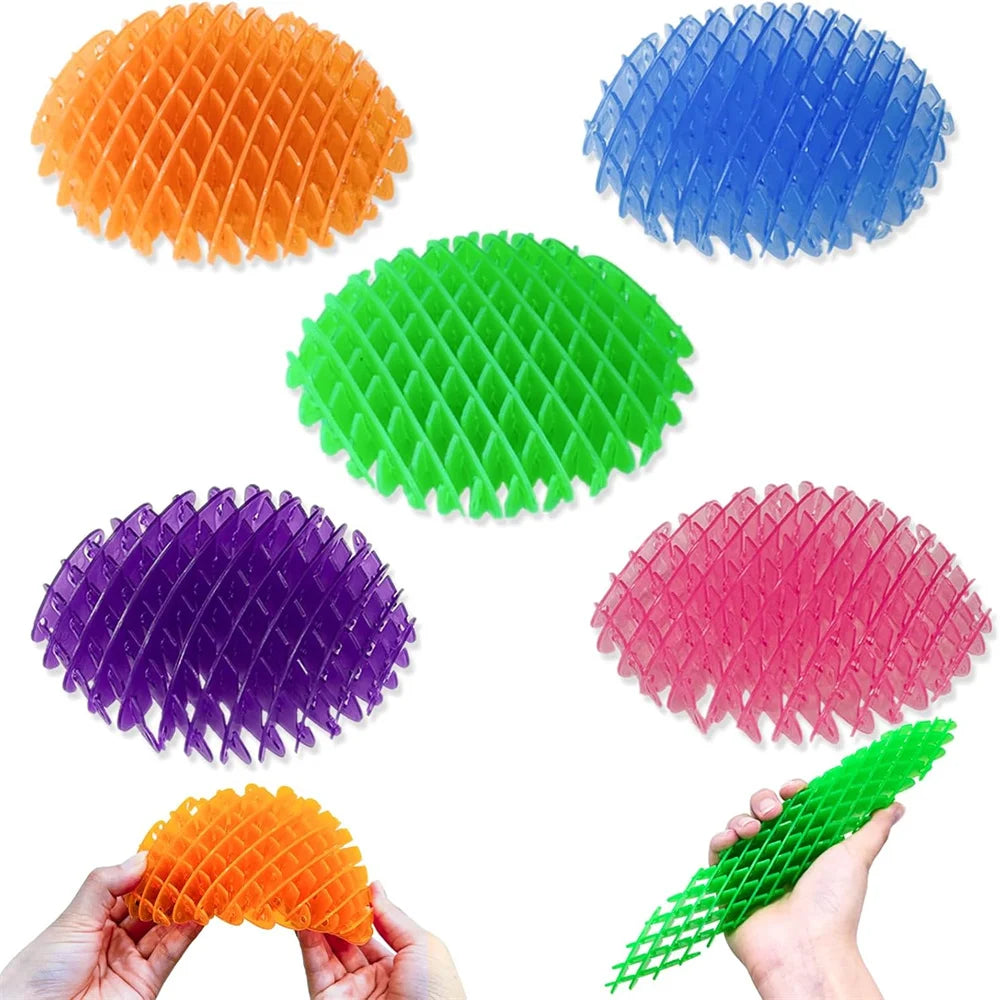 Fidget Worm Slug Toy | Stretchy Sensory Stress Relief Toy for Kids & Adults