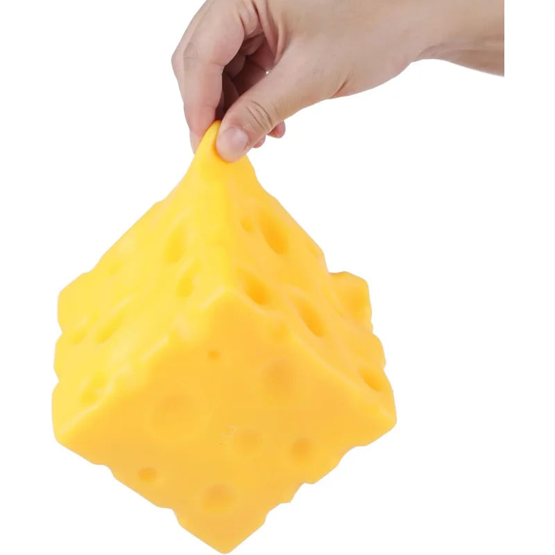 Cheese Squishy Stress Ball Fidget Toy