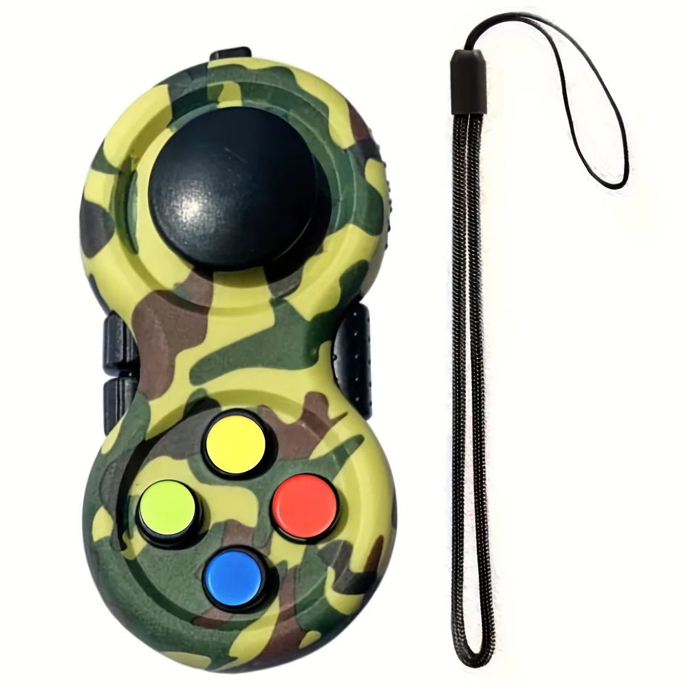 8-in-1 Fidget Pad – Multi-Function Sensory Cube & Stress Relief Toy