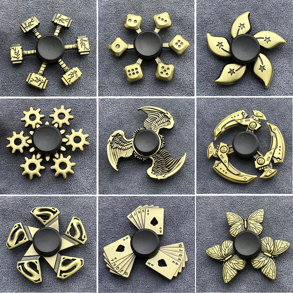 Metal Alloy Fidget Spinner | R188 Silent Bearing Hand Spinner for Stress Relief