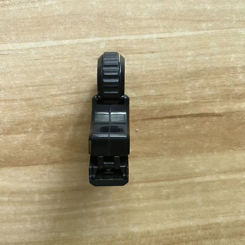3D Printed Rotary Finger Slider Fidget Toy – Textured Ratchet Spinner