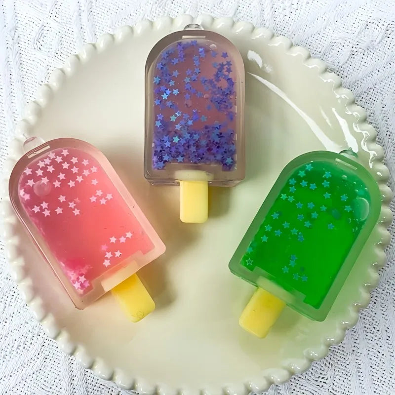 Glitter Popsicle Squishy Fidget Toy
