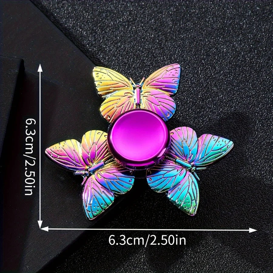 Butterfly Fidget Spinner – Metal Sensory Finger Toy
