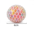 Rainbow Sensory Stress Relief Ball | 3D Squishy Fidget Toy for Kids & Adults