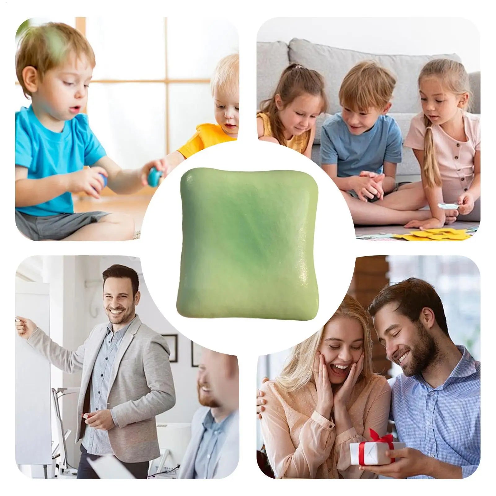 Toast Bread Squishy Toy | Slow Rising Silicone Squeeze Stress Relief Toy for Kids & Adults
