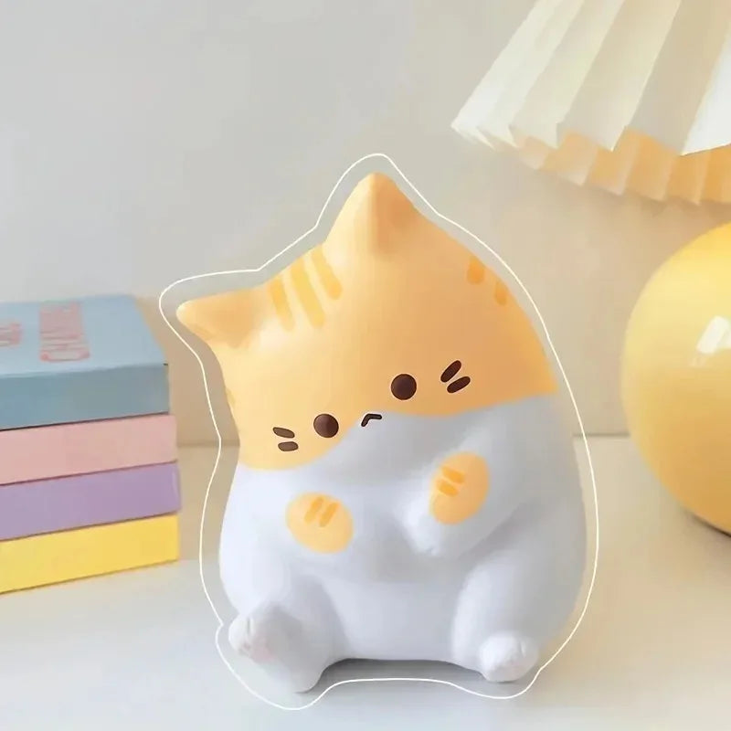 Cat Squishy Stress Relief Toy | Slow Rising PU Squeeze Antistress Ball for Kids & Adults