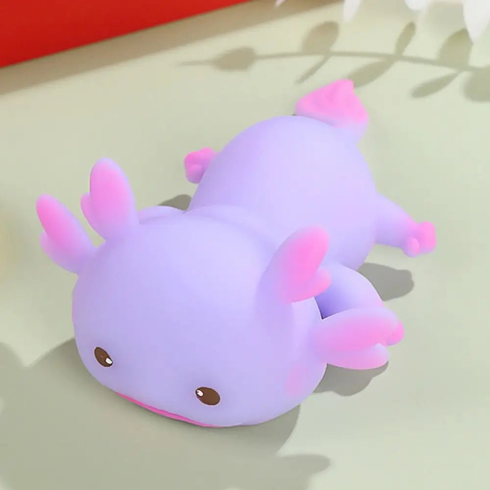Axolotl Squishy Squeeze Toy | Slow Rising Stretch Fidget Doll for Stress Relief