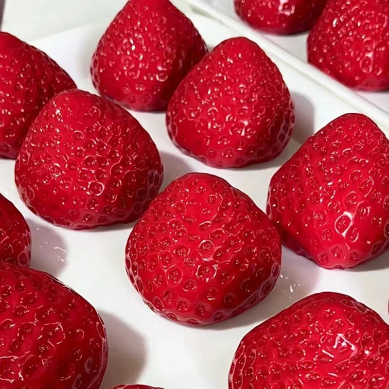 Strawberry Taba Squishy Fidget Toy | Slow Rebound Squeeze Stress Relief Toy for Kids & Adults