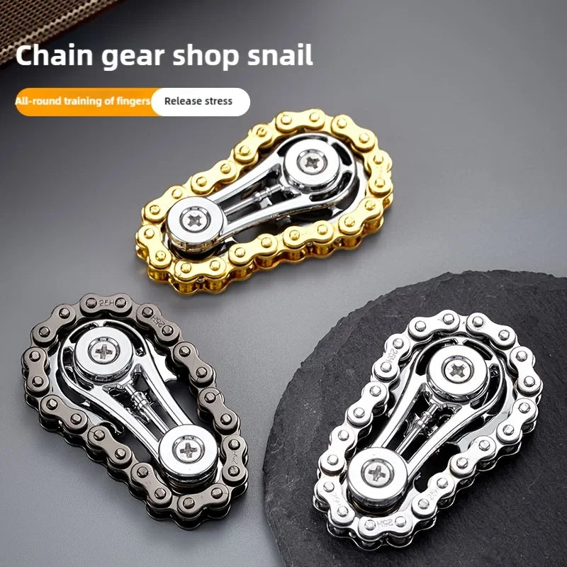 Sprocket Flywheel Fidget Spinner