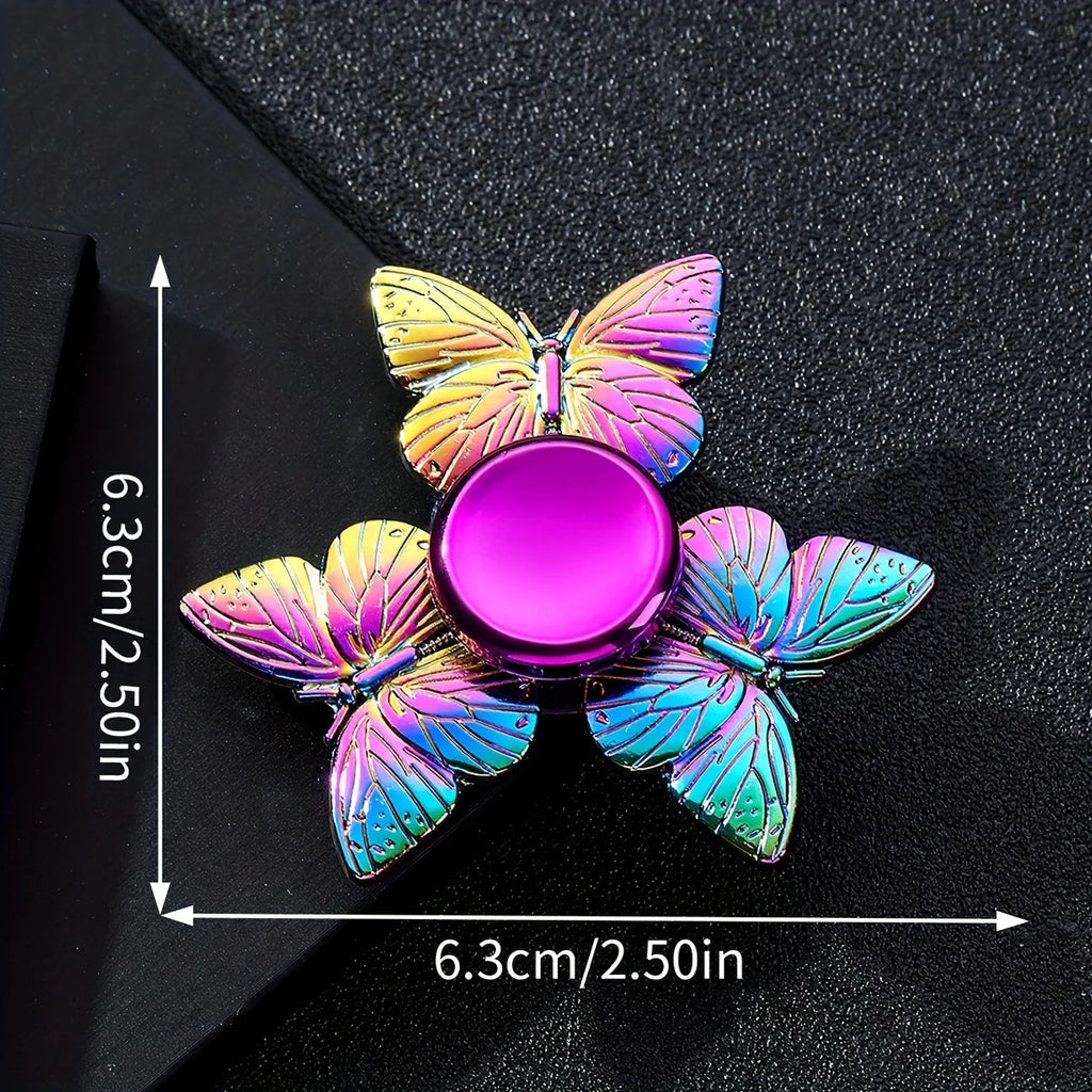 Butterfly Fidget Spinner – Metal Sensory Finger Toy