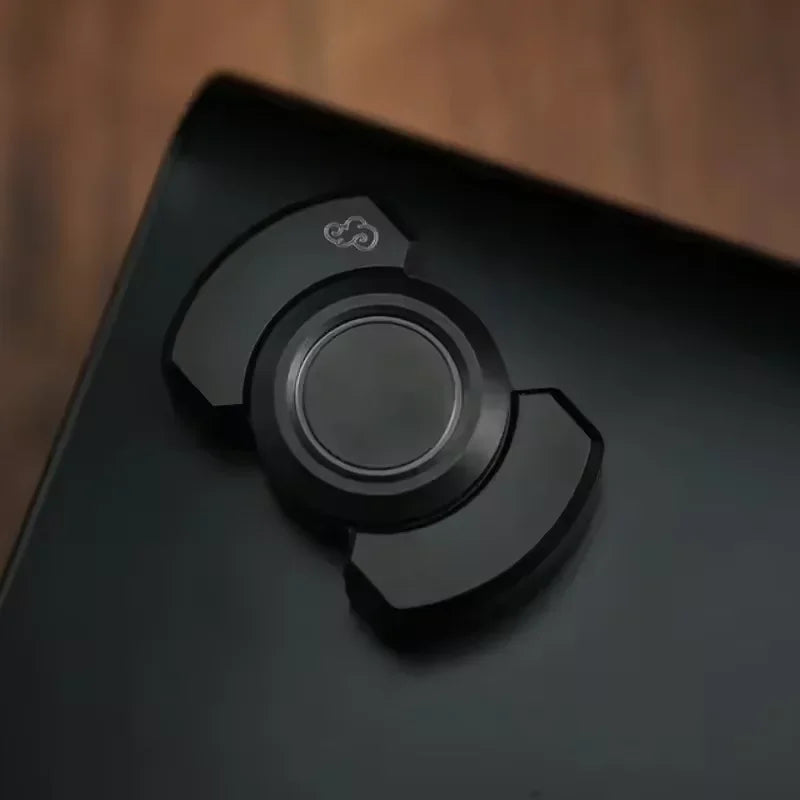 3-in-1 Metal EDC Fidget Toy | Spinner, Clicker & Magnetic Slider for Adults