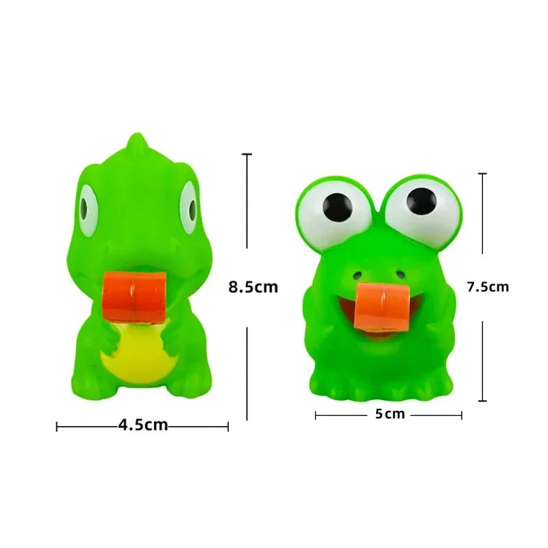 Squeeze Tongue-Out Fidget Toy – Frog & Dinosaur Stress Relief Pinch Toy
