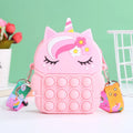 Pop Bubble Sensory Coin Purse | Silicone Fidget Bag for Kids