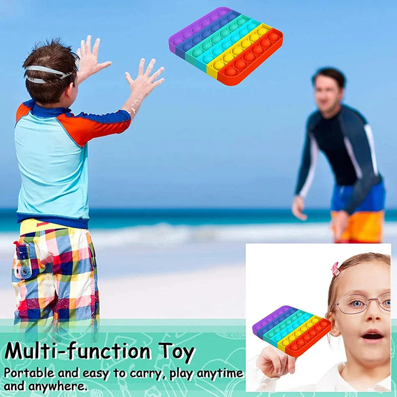 Pop It Fidget Sensory Toy – Bubble Push Stress Relief for Kids & Adults