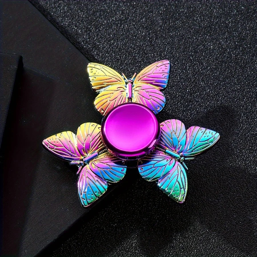Butterfly Fidget Spinner – Metal Sensory Finger Toy