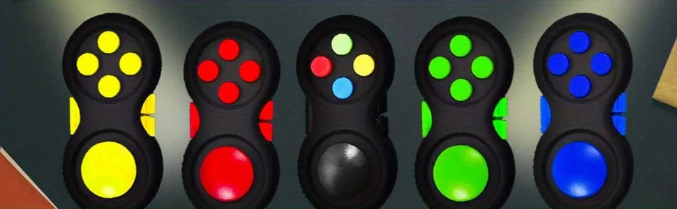 8-in-1 Fidget Pad – Multi-Function Sensory Cube & Stress Relief Toy