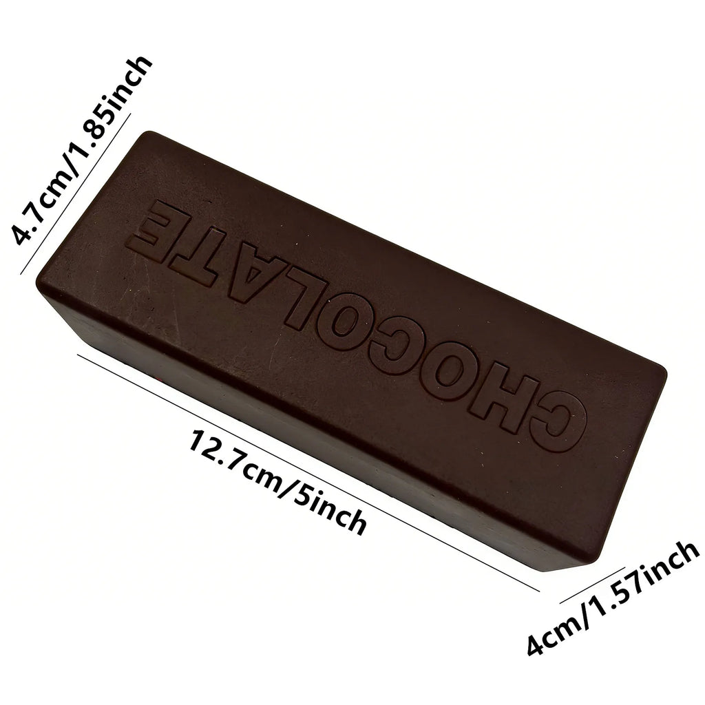 Chocolate Bar Squishy Toy | Slow Rising PU Squeeze Stress Relief Fidget for Kids & Adults