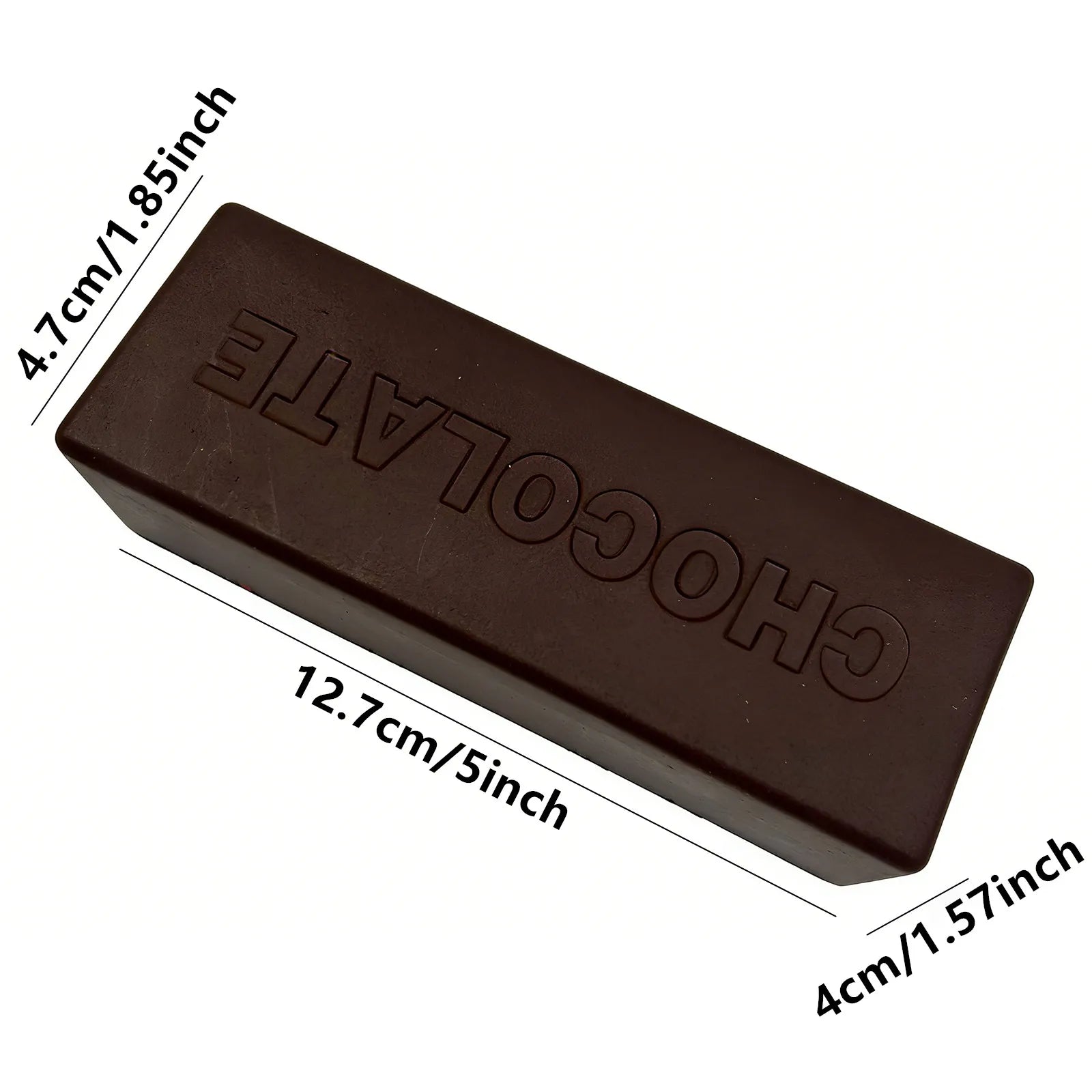 Chocolate Bar Squishy Toy | Slow Rising PU Squeeze Stress Relief Fidget for Kids & Adults