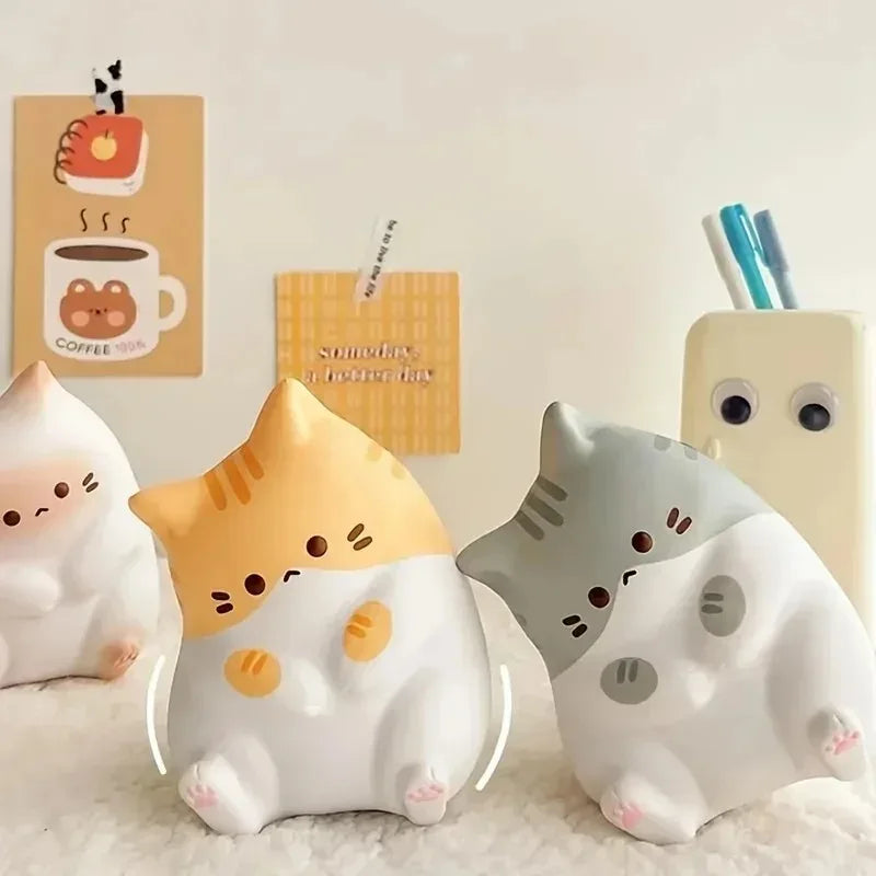 Cat Squishy Stress Relief Toy | Slow Rising PU Squeeze Antistress Ball for Kids & Adults